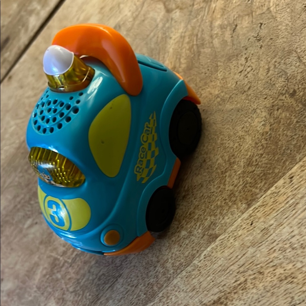 Vtech Go! Go! Smart Wheels Racer Toy Car Blue Orange - Picture 2 of 5